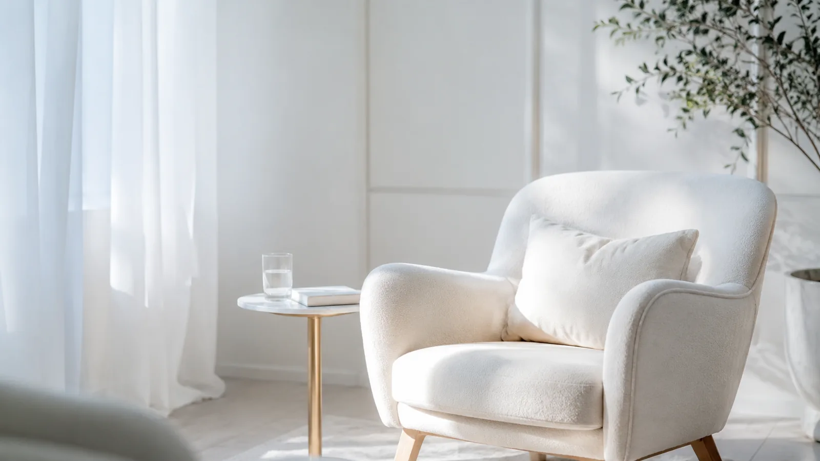 Ambiente acolhedor para psicoterapia online